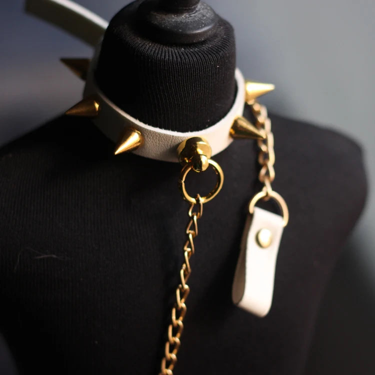 White Collar Necklace
