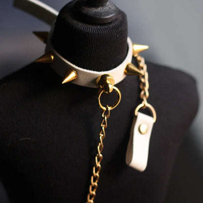 White Collar Necklace