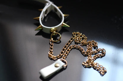 White Collar Necklace