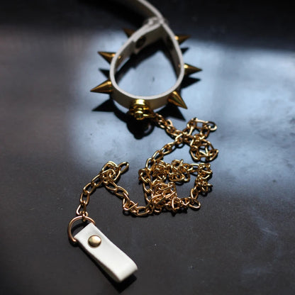 White Collar Necklace