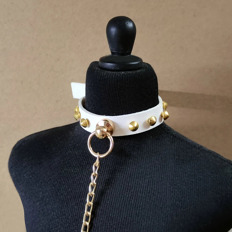 White Collar Necklace