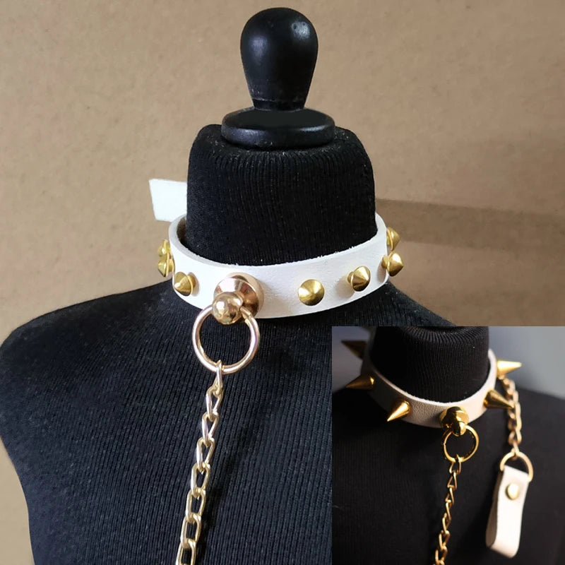 White Collar Necklace